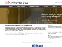 Tablet Screenshot of mdatech.com